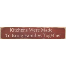 G12553-Kitchens Were Made to Bring Families Together Wood Block