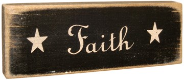 G12566 - Faith Messenger Wood Block G12566 - Faith Messenger Wood Block