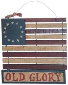 Patriotic Decor 21512-Mini Old Glory Wood Flag Patriotic Decor 21512-Mini Old Glory Wood Flag