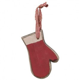 Christmas Wood Ornament G33403 Mitten 