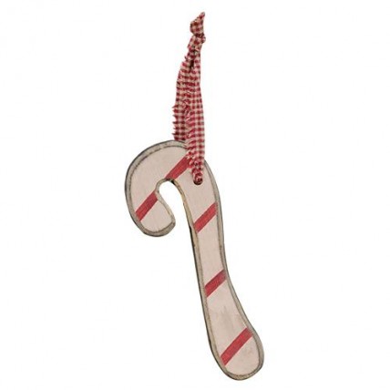  Christmas Wood Ornament Candy Cane 