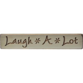 Engraved wood block  G9001-Laugh a Lot 