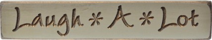 Engraved wood block G9001-Laugh a Lot Engraved wood block G9001-Laugh a Lot