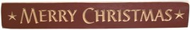 G9049 - Merry Christmas Engraved wood block  