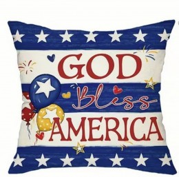 GW15805914 God Bless America Pillow Cover Only (NO INSERT)