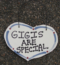 Gigis Are Special Wood Small Heart 