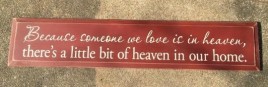 SC8050B - Someone's in Heaven Sign