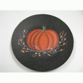 Primitive Wood Plate NEW-7 Pumpkin Plate