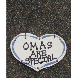Omas Are Special Wood Small  Grandmother Heart  Omas Are Special Wood Small  Grandmother Heart