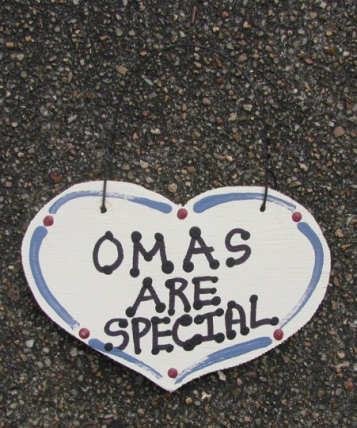 Omas Are Special Wood Small  Grandmother Heart  Omas Are Special Wood Small  Grandmother Heart