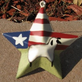 OR222-Patriotic Sheep Star 