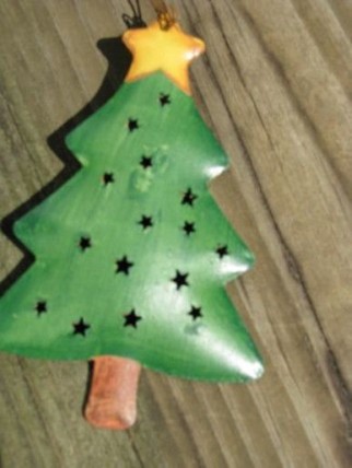 Christmas Ornament OR-301 Christmas Tree Tin  Christmas Ornament OR-301 Christmas Tree Tin