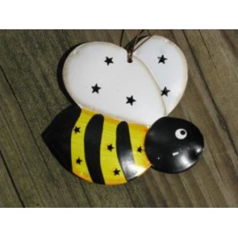 OR326 - Bee Tin Punched Ornament OR326 - Bee Tin Punched Ornament
