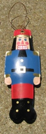 Christmas Ornament or525 - Nutcracker Ornament Tin Christmas Ornament or525 - Nutcracker Ornament Tin