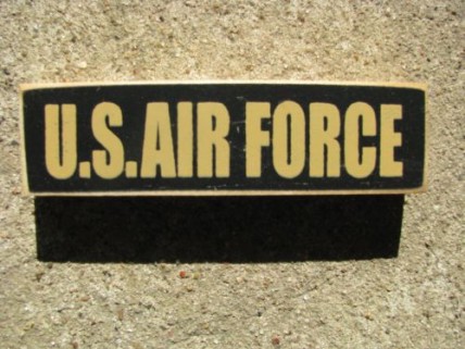 PBW943B - U S Air Force wood block 