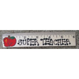 S600 - Super Teacher wood ruler  S600 - Super Teacher wood ruler
