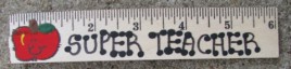 S600 - Super Teacher wood ruler 