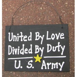 ss12- US Army Wood Sign  ss12- US Army Wood Sign