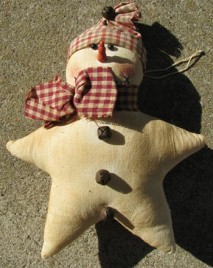 TDX7320 - Snowman Grungy Star 
