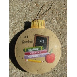 OR-519 - #1 Teacher Ornament 