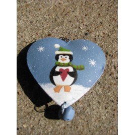 OR-510 Metal Penguin Ornament 