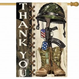 XR499162 Memorial Day Appreciation Heroes Garden Flag Double-Sided