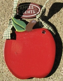 WD1105- Apple 5 Cents Wood Sign WD1105- Apple 5 Cents Wood Sign
