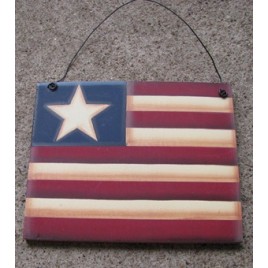 WD1155 - Patriotic Wood Flag 