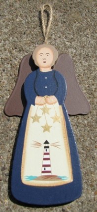 WD1393 - Lighthouse wood Angel WD1393 - Lighthouse wood Angel