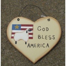 Wd1600B - God Bless America Sheep 
