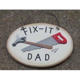 WD1900K - Fix It Dad Wood Sign 