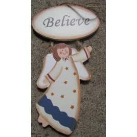 Believe Angel wd209 - Hangs by Jute 