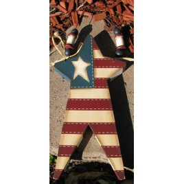 WD2101 - Patriotic wood Star 