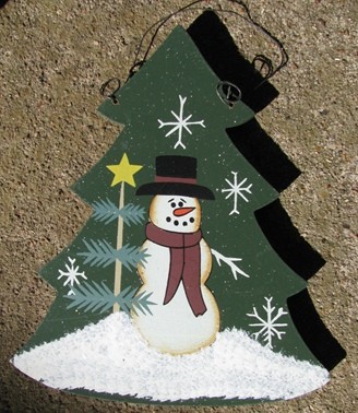 295 - Christmas Tree Wood Ornament  295 - Christmas Tree Wood Ornament