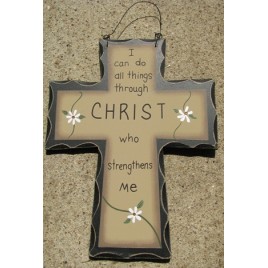 wd472 - I can do all things through Christ who strengthens me Cross wd472 - I can do all things through Christ who strengthens me Cross
