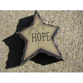 Primitive Wood WD903 - Hope Standing Star 