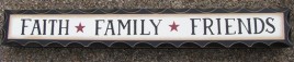 wd951- Faith Family & Friends wood block