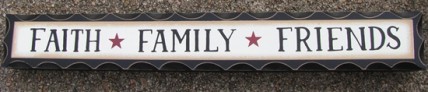 wd951- Faith Family & Friends wood block wd951- Faith Family & Friends wood block